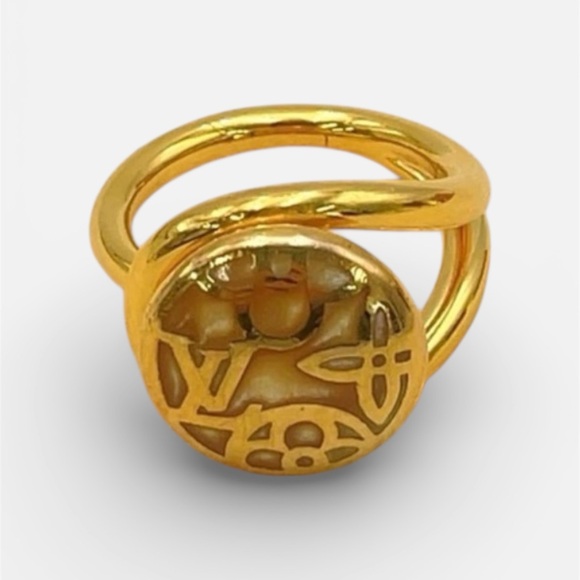 Louis Vuitton Jewelry - Louis Vuitton Bergceles Rose Ring Authentic
